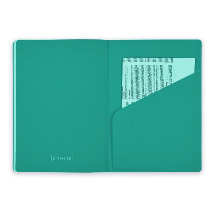 Episode Colourblock Uno Deep Mint A5 Perfect Bound Defter