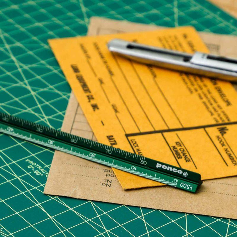 Hightide Penco Drafting Scale Cetvel Siyah