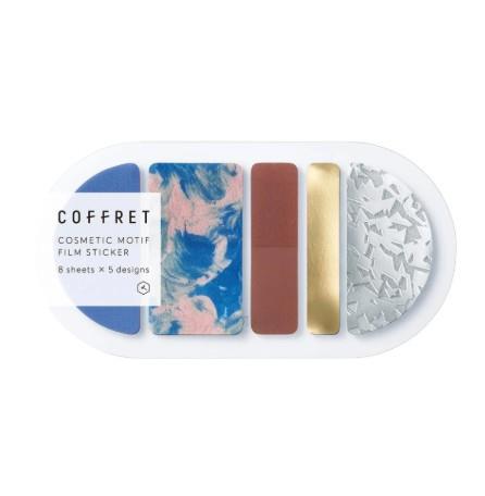 Hitotoki Coffret Cosmetic 40 'lı Motif Film Sticker - Horizon Blue