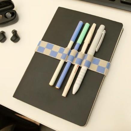 Kikkerland Mavi Lastikli Pen Loop