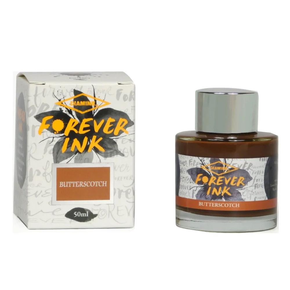 Diamine Forever Permanent & Waterproof Pigment Şişe Mürekkep 50ml Butterscotch