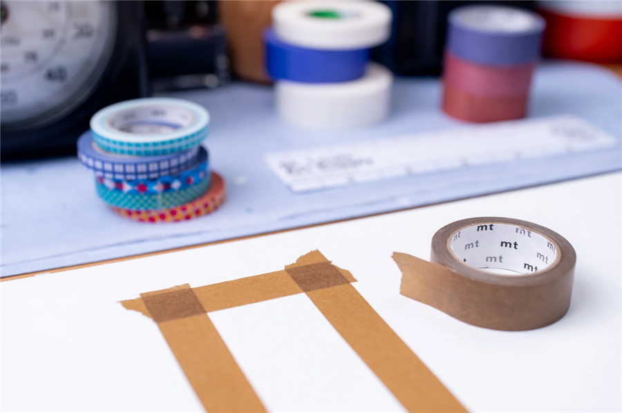 Kamo-i Masking Washi Tape 15mm×7m Yellow Earth