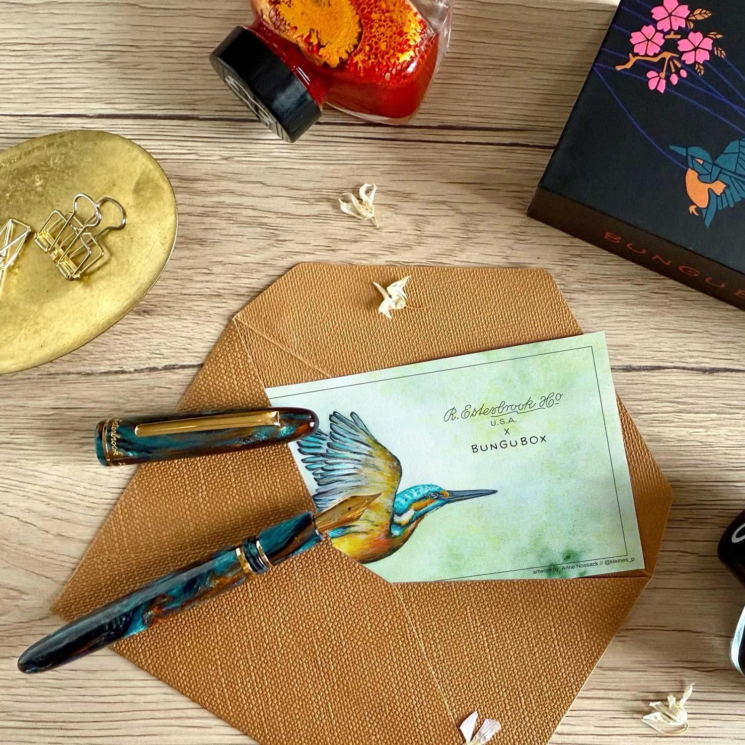 Esterbrook x BUNGUBOX Kingfisher Kurutma Kağıdı