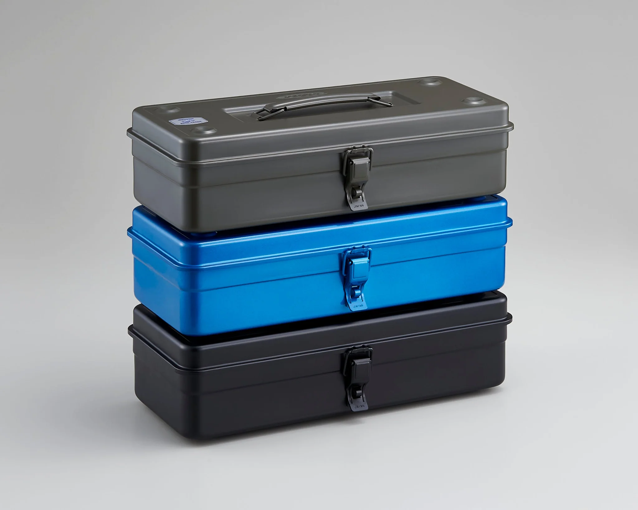 Toyo Steel T-350 Tool Storage Box Blue Metal Saklama Kutusu