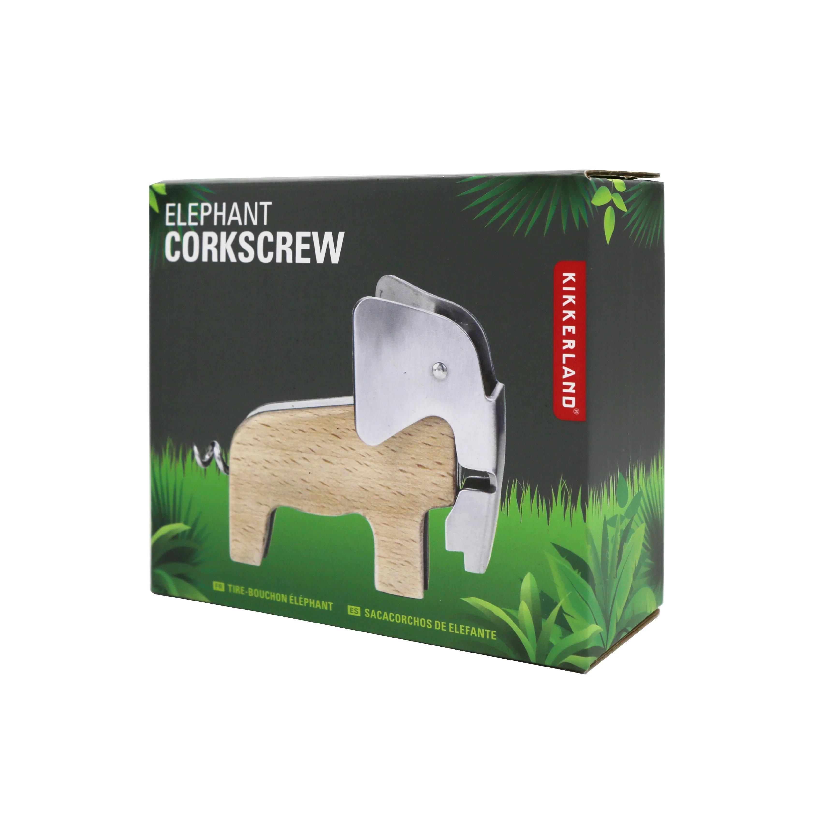 Kikkerland Elephant Corkscrew-Fil Tirbuşon