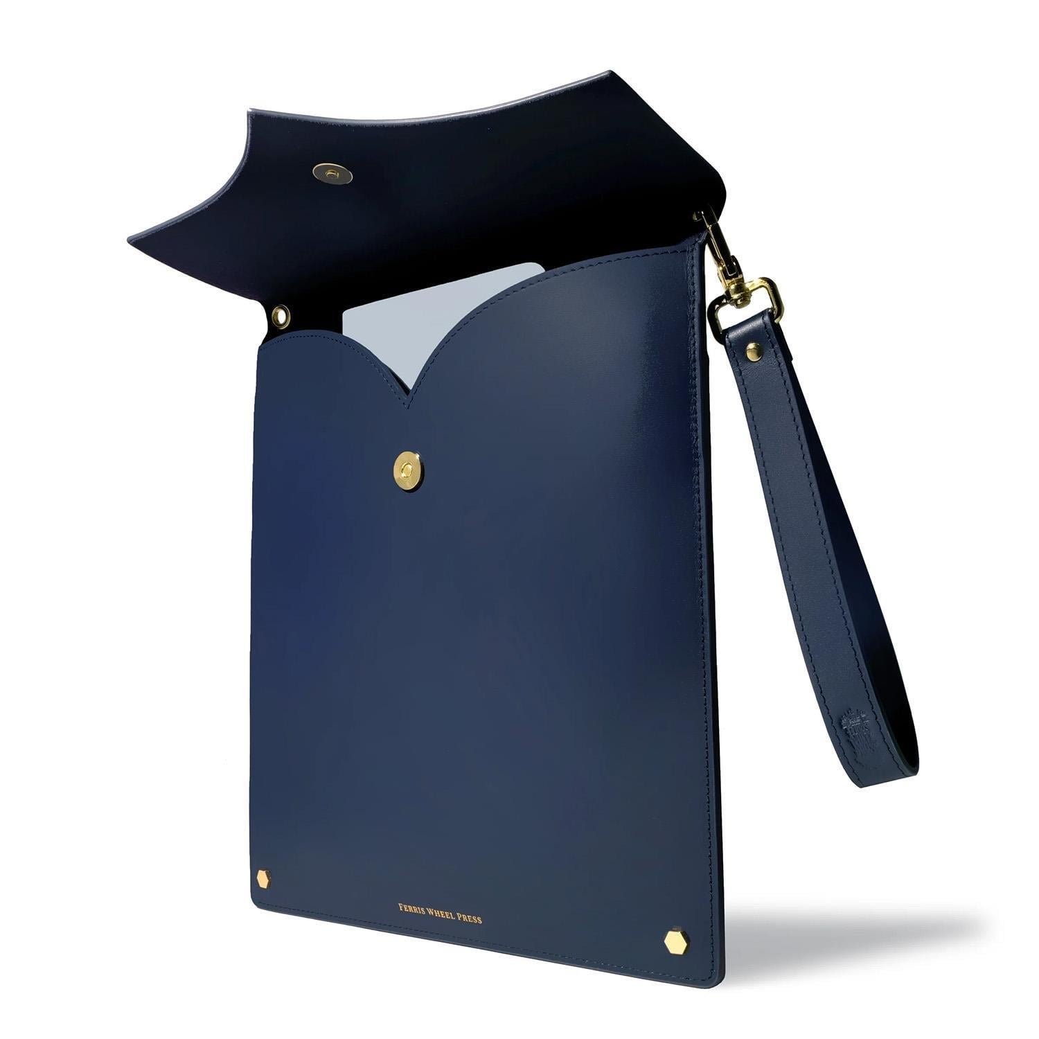 Ferris Wheel Press The Pendant Folio Deri Çanta Navy