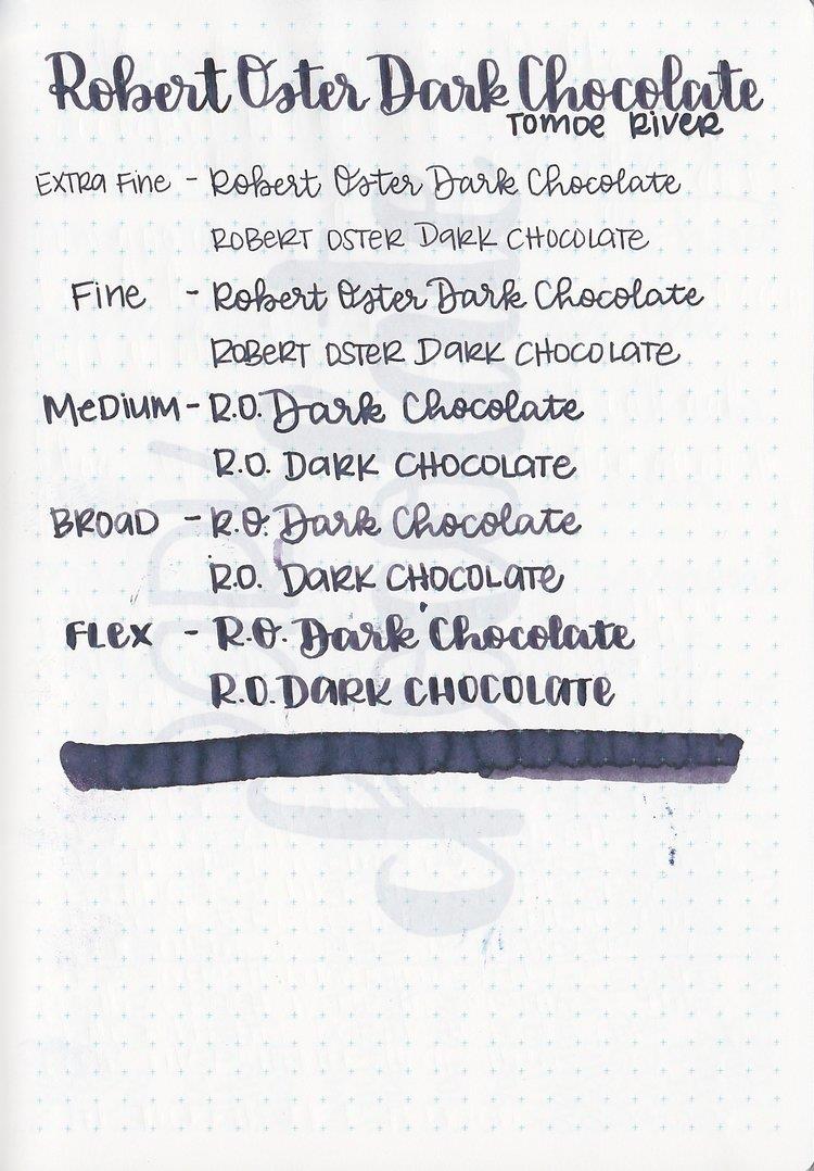 Robert Oster Dark Chocolate Mürekkep