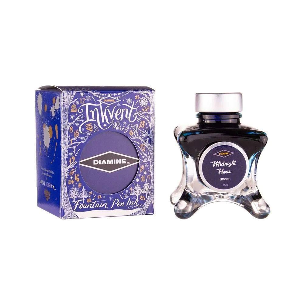 Diamine Inkvent Collection Sheen Mürekkep 50ml Midnight Hour