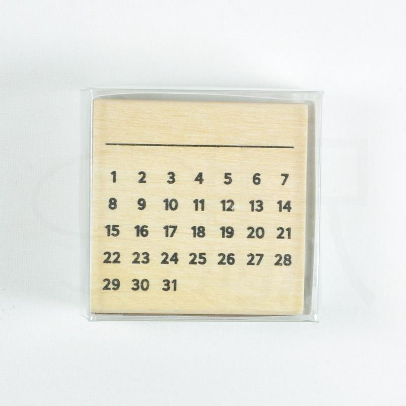 Kodomo no Kao 0402-003 Wooden Agenda Ahşap Damga
