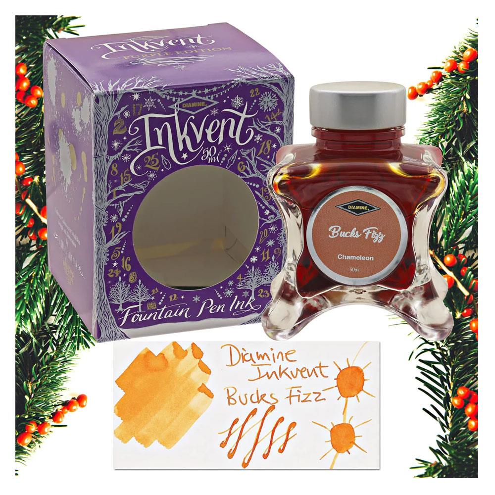 Diamine Inkvent Purple Collection Şişe Mürekkep 50ml Bucks Fizz