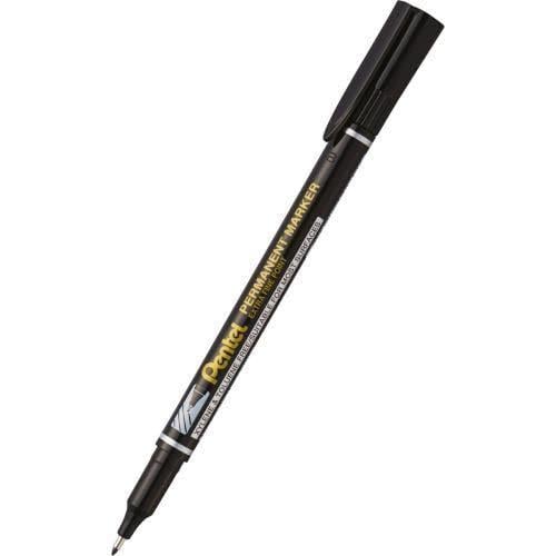 Pentel Marcador Permanent Markör Ekstra Ince Uç Kargo Poşeti Kalemi NF450