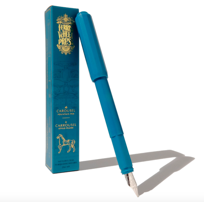 Ferris Wheel Press Carousel Dolma Kalem Limited Edition Tattler's Teal Medium