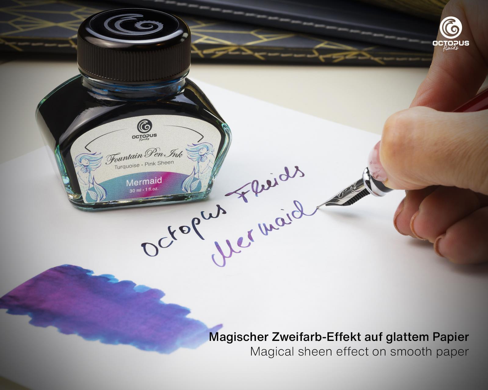 Octopus Fluids Mermaid Revnaklı Mürekkep 30 ml