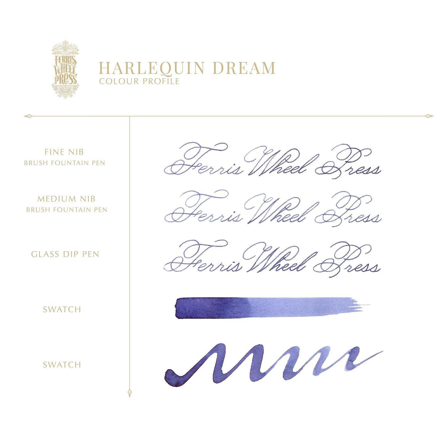 Ferris Wheel Press 38 ml Şişe Mürekkep Harlequin Dream