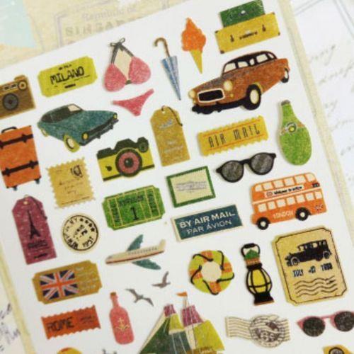 Suatelier Sonia J Design Deco Sticker Travel Story