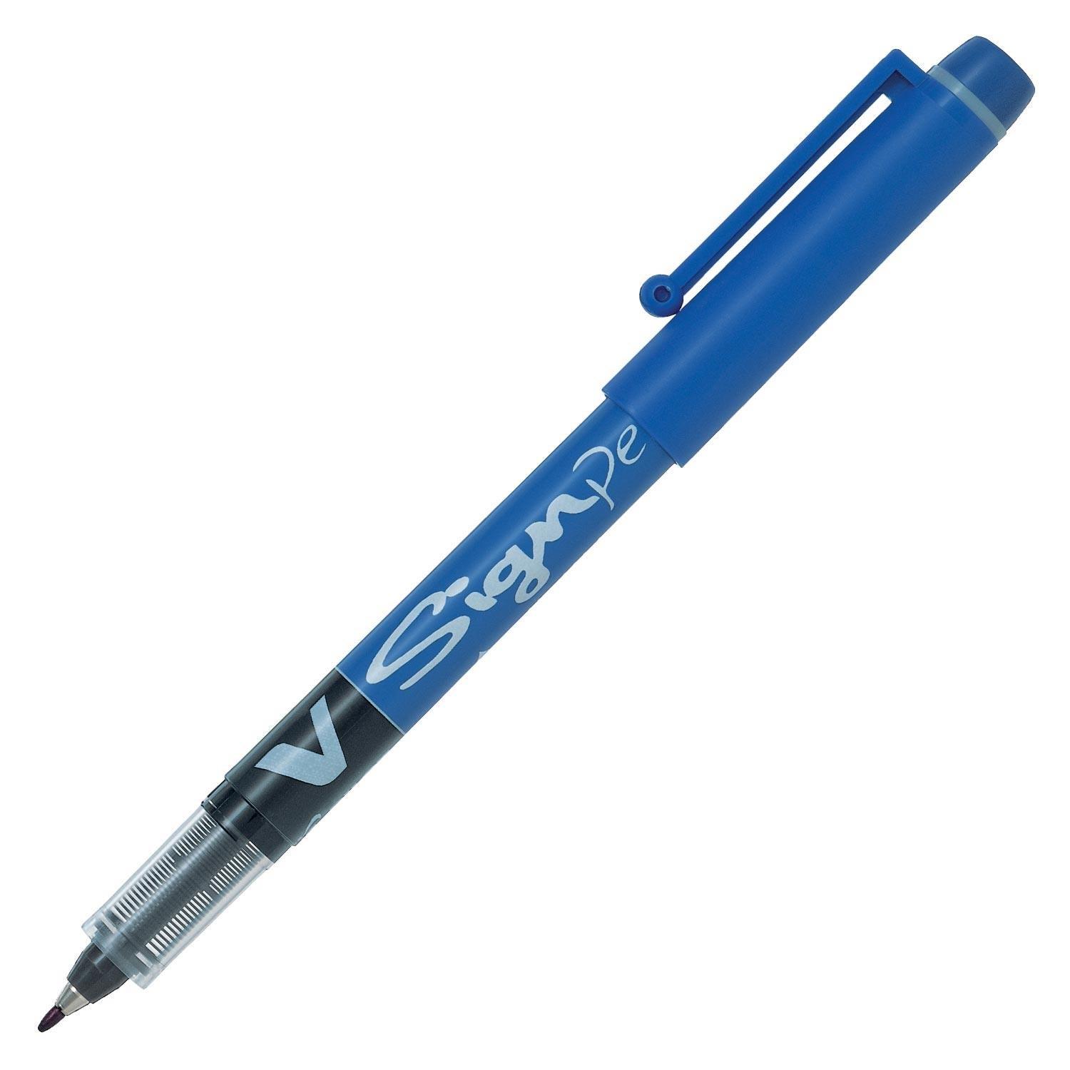 Pilot V-Signpen İmza Kalemi Mavi