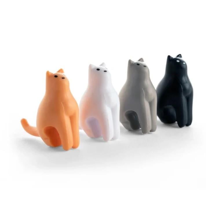 Kikkerland Cat Tea Bag Holders Poşet Çay Tutucu