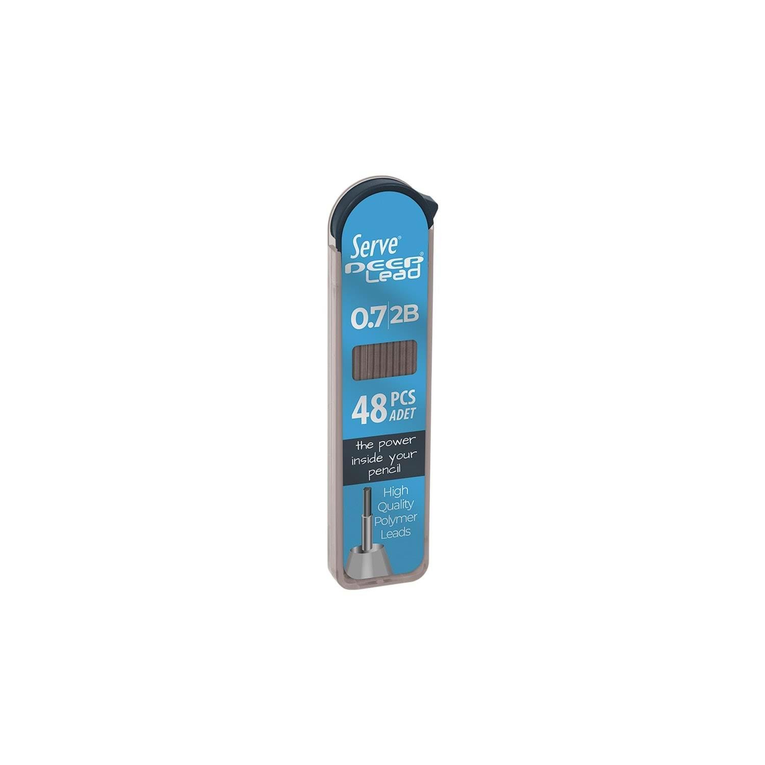 Serve Deep Mekanik Kalem Ucu (0.7 mm) 2B // Gök Mavisi