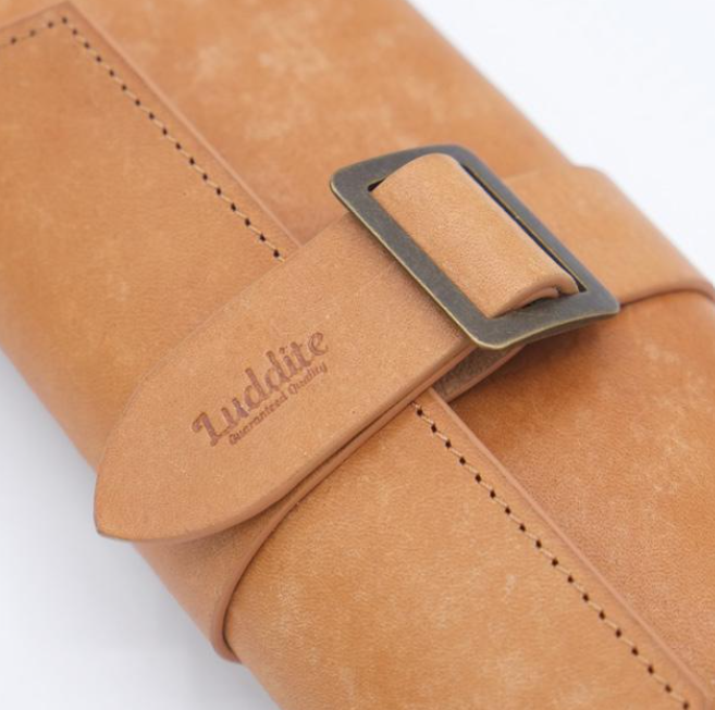 Luddite Limited Edition Hand Made Maya Derisi Rulo Kalemlik Camel