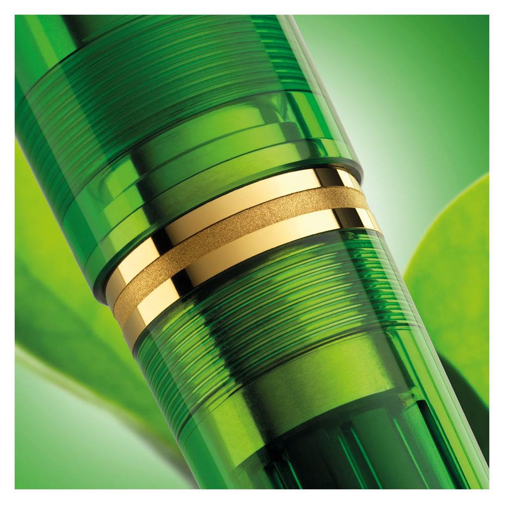 Pelikan Souveran M800 Dolma Kalem Green Demonstrator F Uç