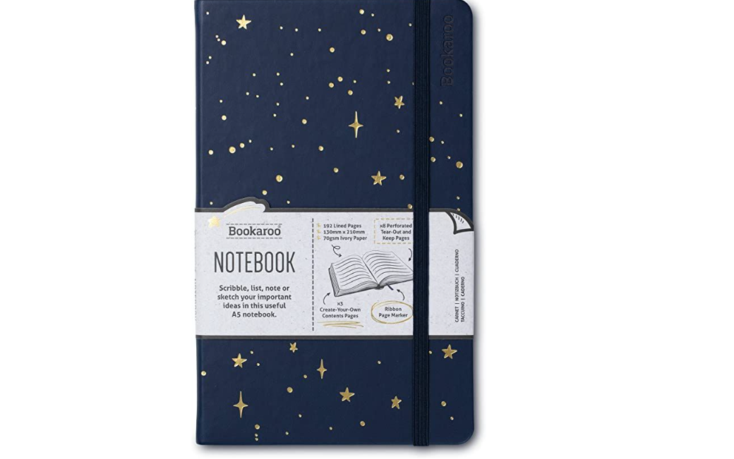 IF Bookaroo A5 Moon And Stars Çizgili Defter