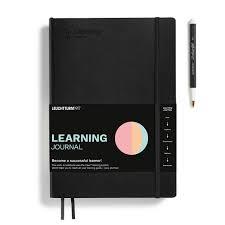 Leuchttrum 1917 Learning Journal Composition (B5), Flexcover, Black, 367497
