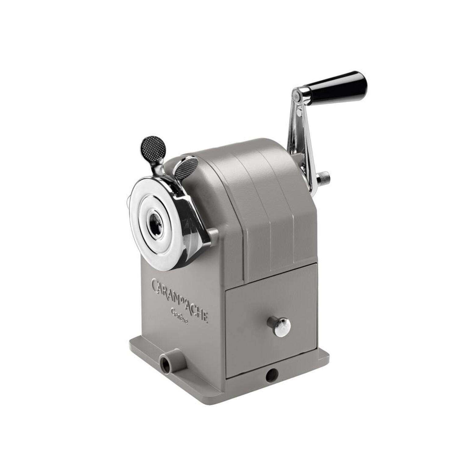 Caran d'Ache Masa Üstü Kollu Kalemtıraş Gri 455-200