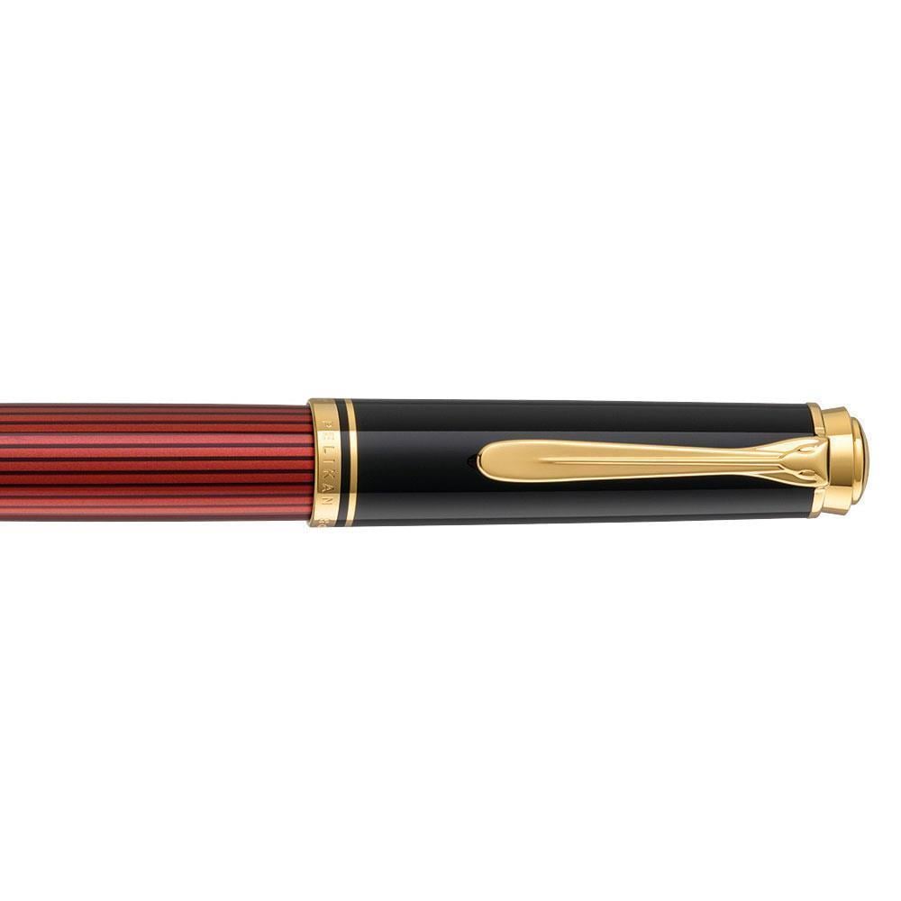 Pelikan Souveran Series M400 Dolma Kalem Burgundy Black Pearlescent Bordo Siyah Sedefli  EF Uç
