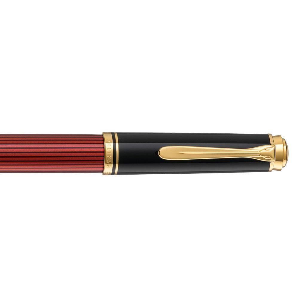 Pelikan Souveran Series M400 Dolma Kalem Burgundy Black Pearlescent Bordo Siyah Sedefli  EF Uç