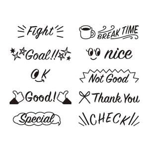 Midori Stamp, rotary stamp Message