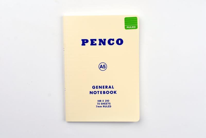 Penco General Notebook A5 Çizgili Defter White