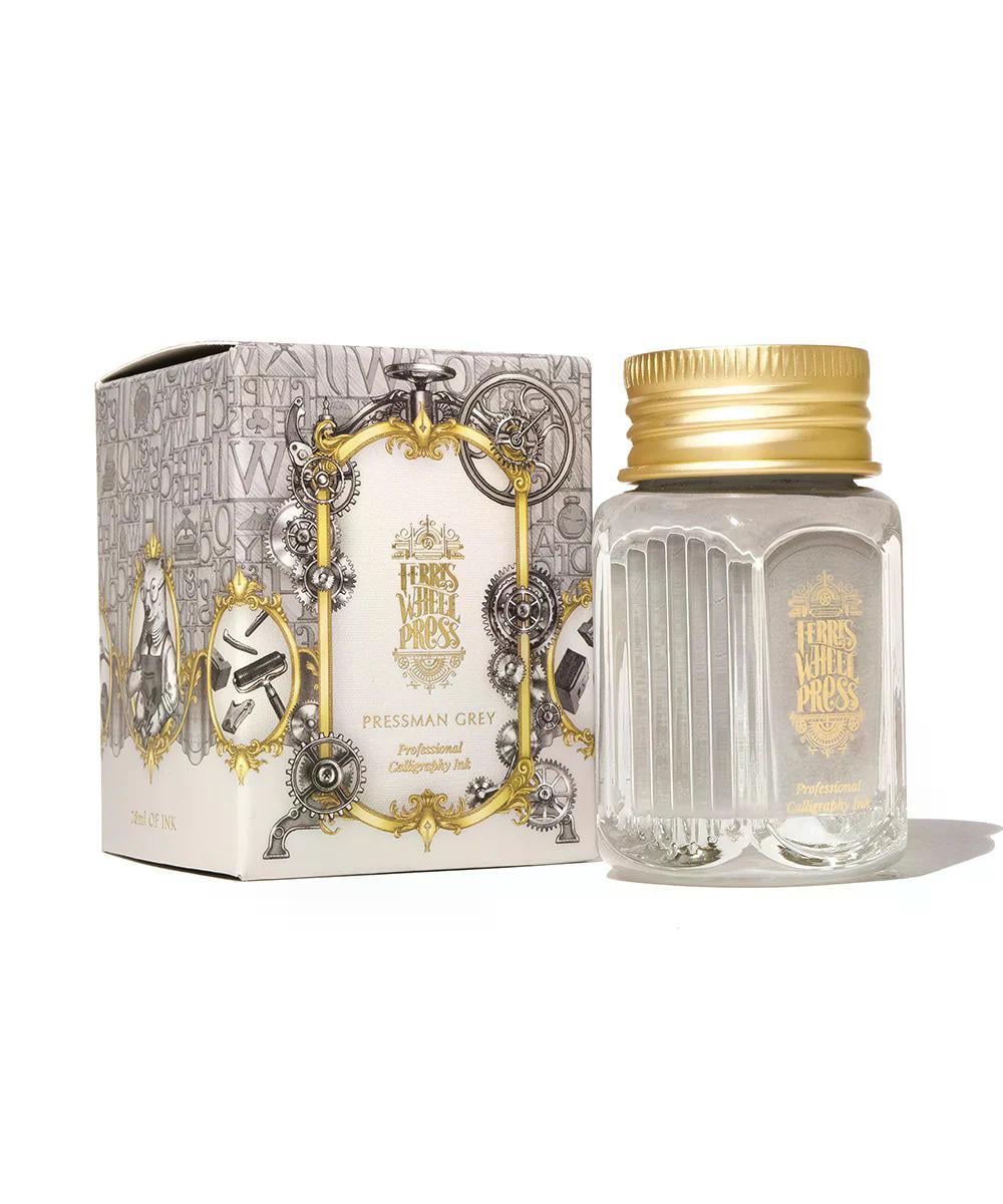 Ferris Wheel Press Pressman Grey Kaligrafi Şişe Mürekkep - 28 ml