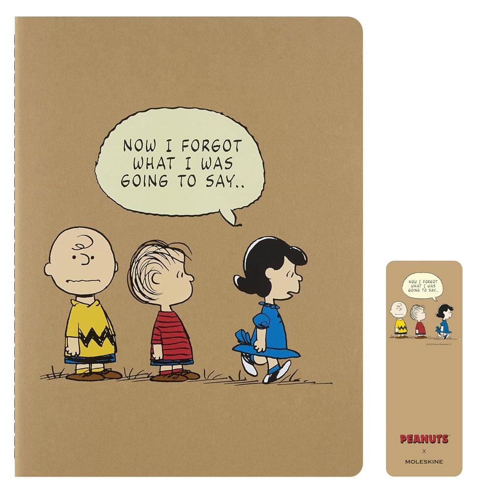Moleskine 2025 Limited Edition Peanuts Cahier Journals Yumuşak Kapak 19x25 Çizgili Defter 3lü Set