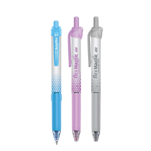 FlexOffice FlexMazzic Click Erasable Silinebilir Jel Kalem 0.5 mm Mor