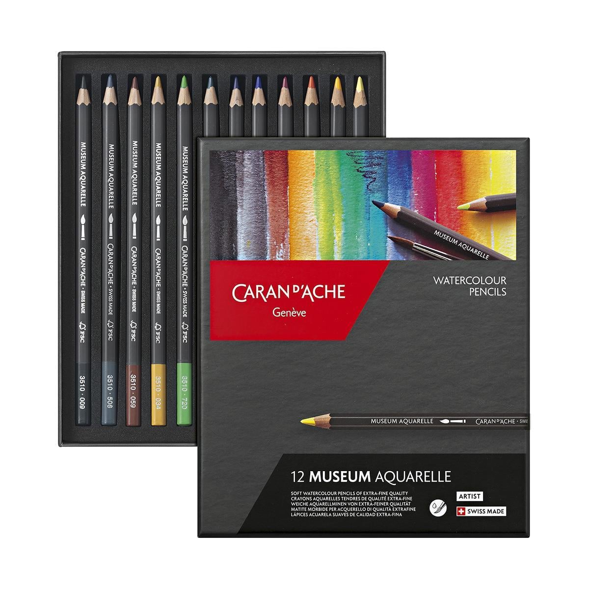 3510-312 MUSEUM AQUARELLE 12 RENKLI STANDART SET MUSEUM AQUARELLE - STANDARD - 12 COLORS