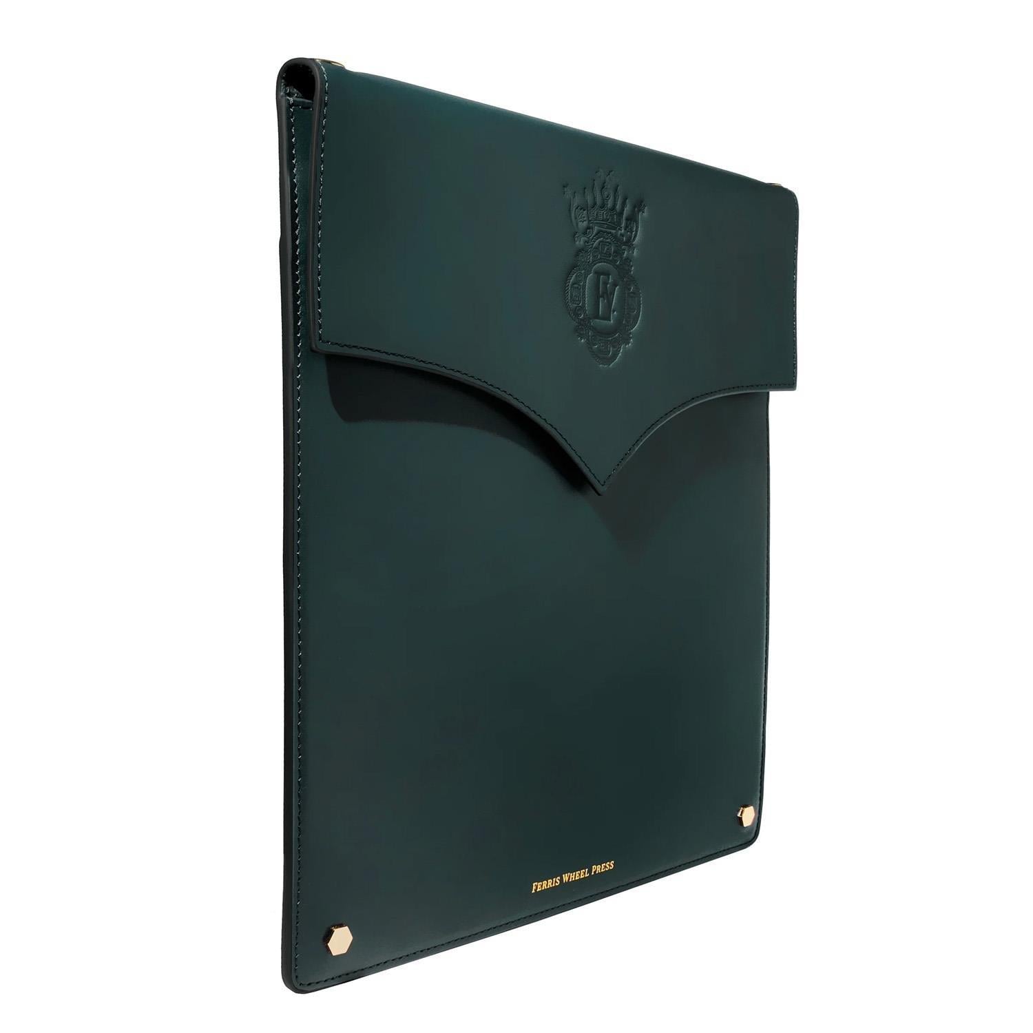 Ferris Wheel Press The Pendant Folio Deri Çanta Deep Teal