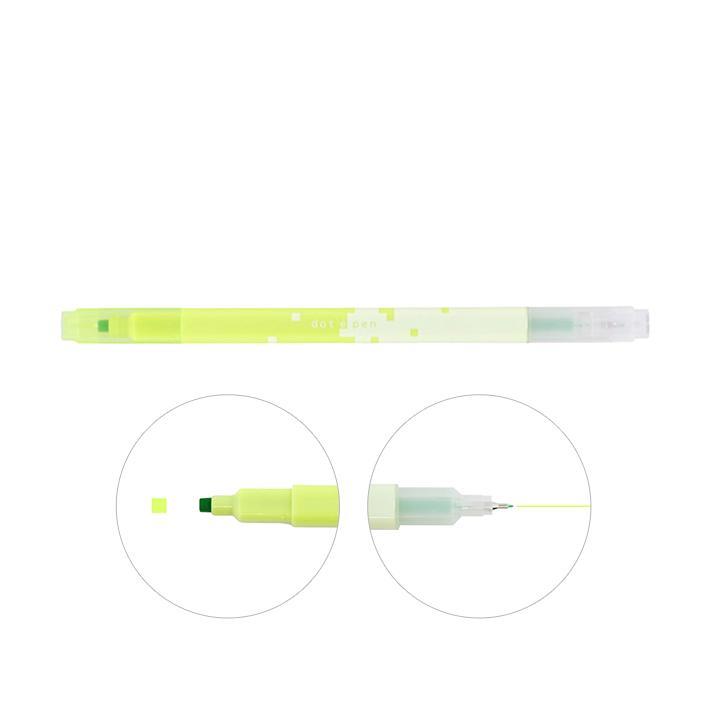 Sun-Star Dot e Pen Çift Başlıklı Kalem Yeşil
