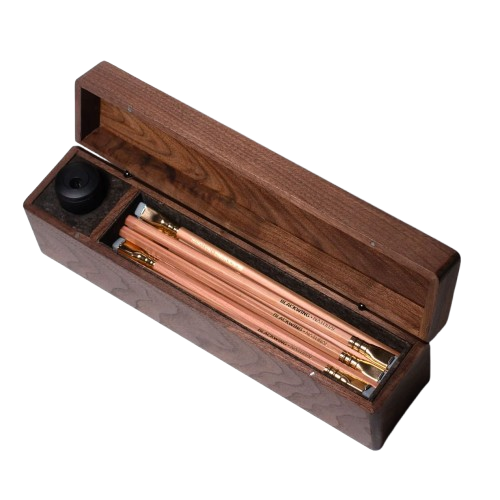 Blackwing Walnut Gift Box & 12'li Kalem Seti Natural