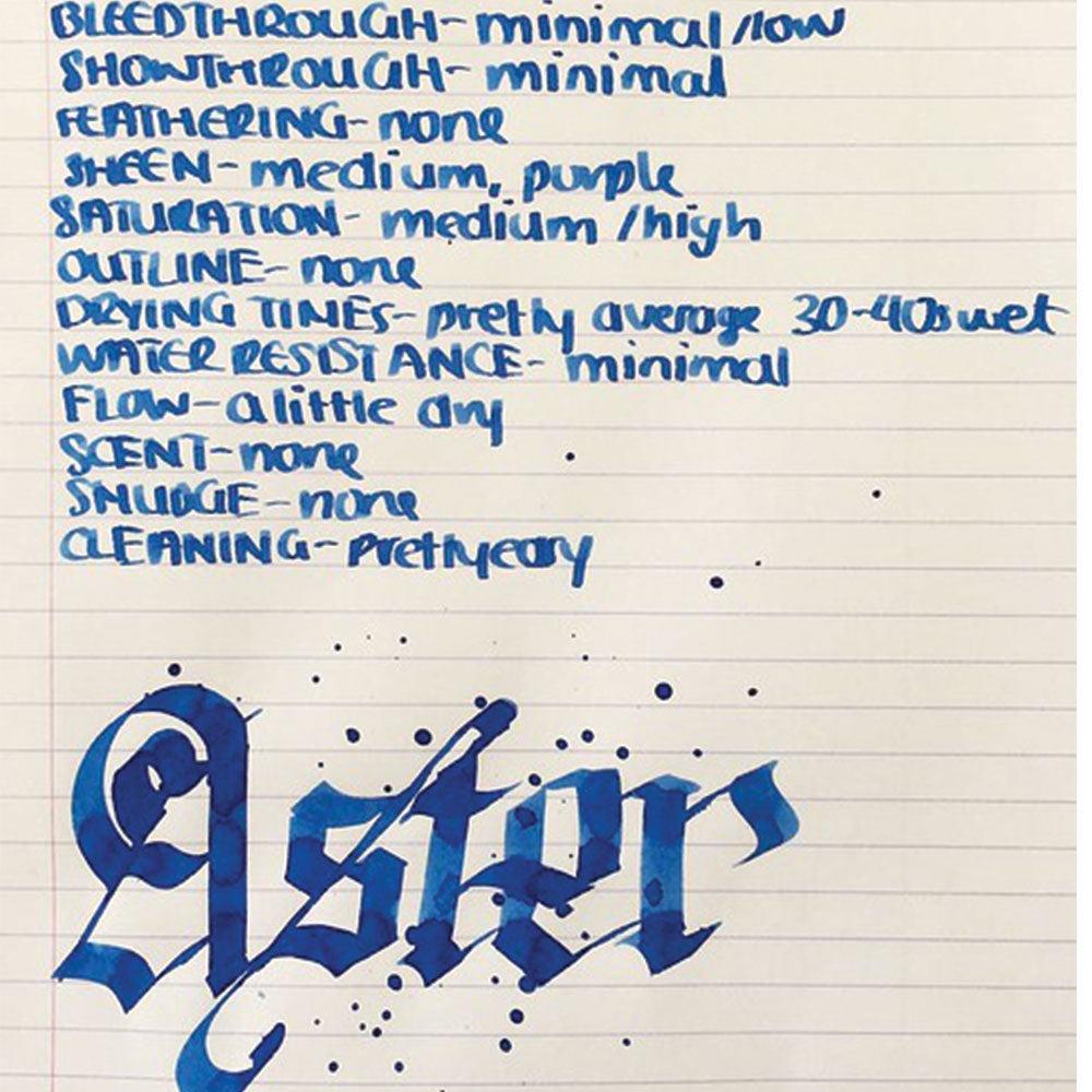 Diamine Flower Collection 30 ml Mürekkep Aster