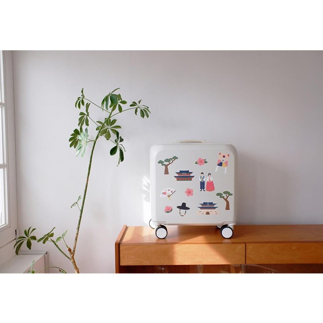 Suatelier Travel Luggage Sticker Pack Valiz Etiket Seti - Welcome To Korea