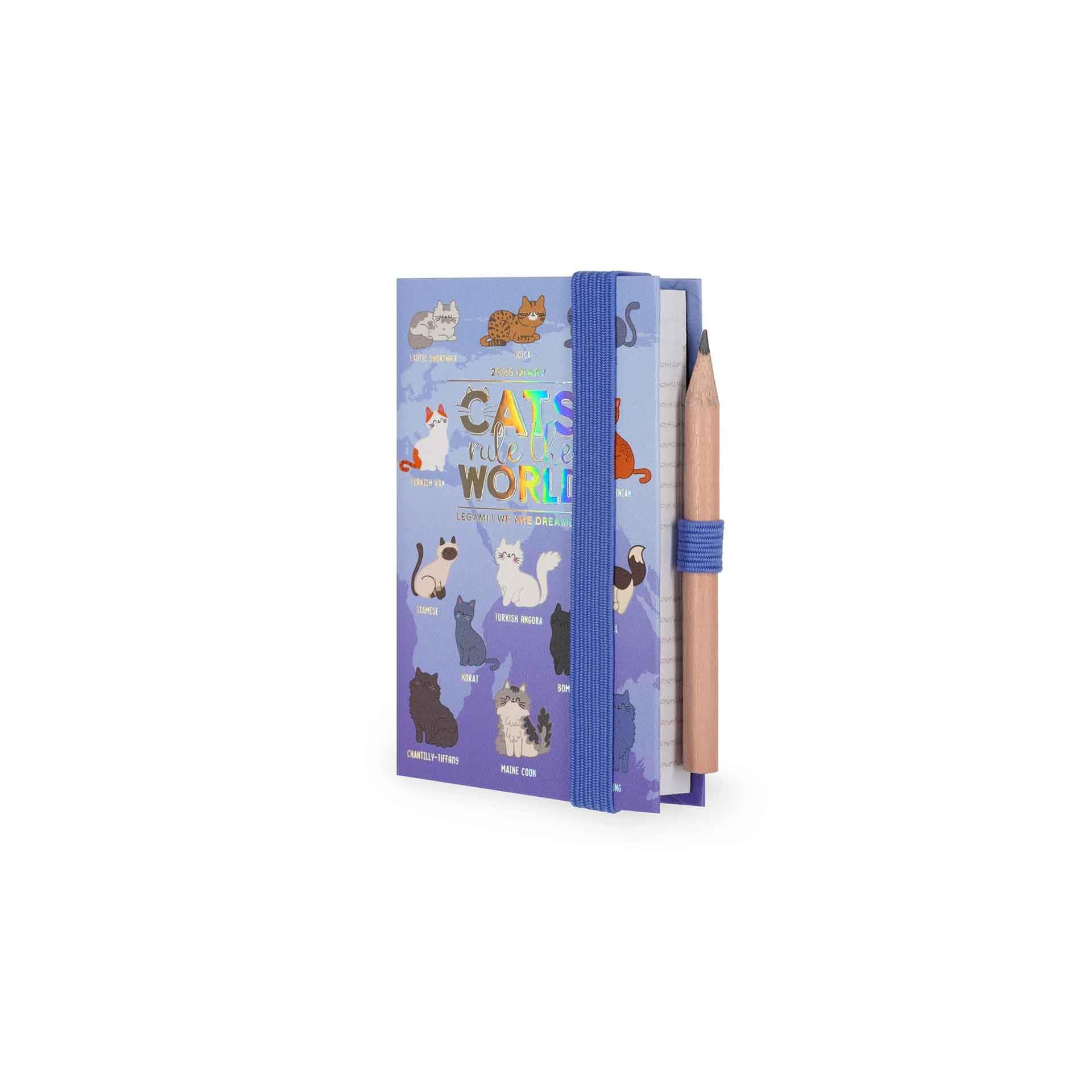 Legami Mini Agenda/Planner Sept. 2024- Dec. 2025 16 Haftalık Ajanda Kitty