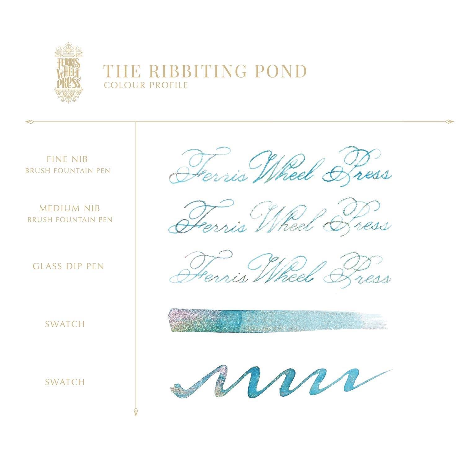 Ferris Wheel Press 20 ml Şişe Mürekkep The Ribbiting Pond