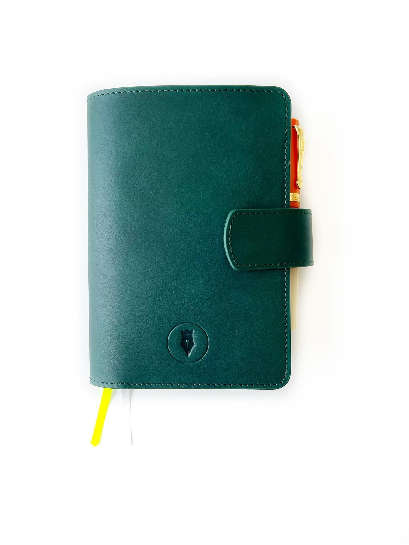 Eng Leather Northern Green A6 Ebatlı Deri Defter Kılıfı ve Organizer