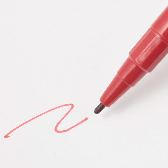 Muji Oil-Based Ink Twin Tip Permanent Marker Çift Taraflı Keçeli & Fineliner Çizim Kalemi