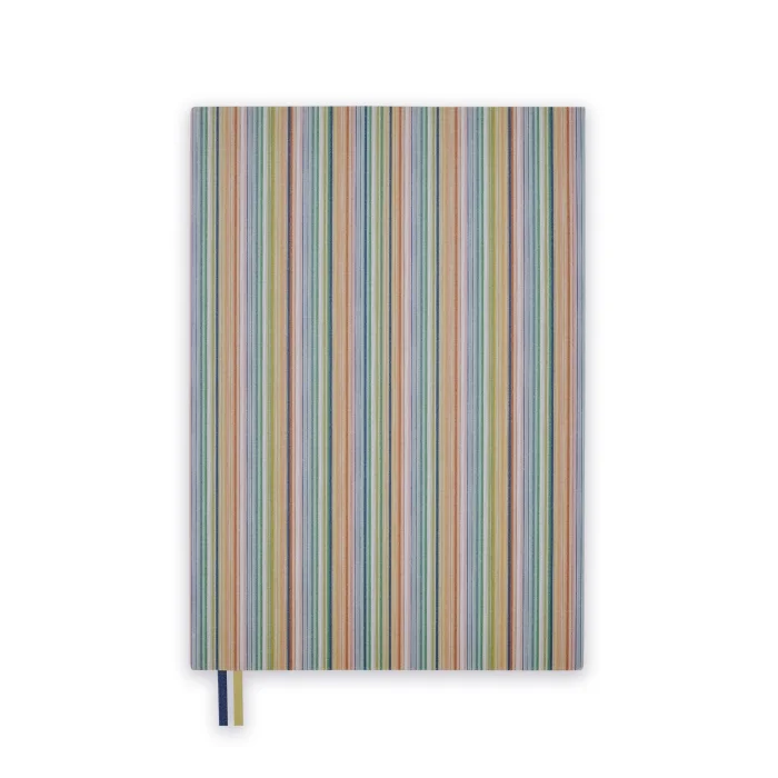 Episode Stripe Spectrum Pinstripe A5 Flex Linen Defter
