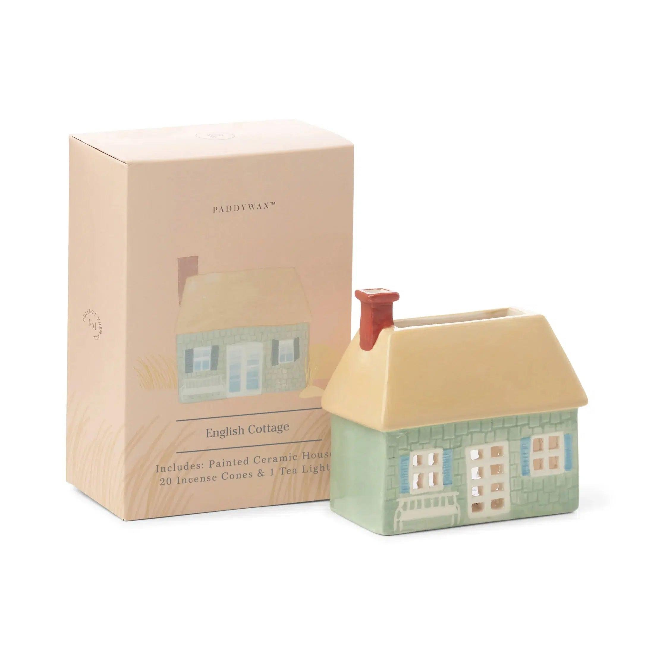 Paddywax House Cone Incense & Tea Light Holder Tütsülük English Cottage