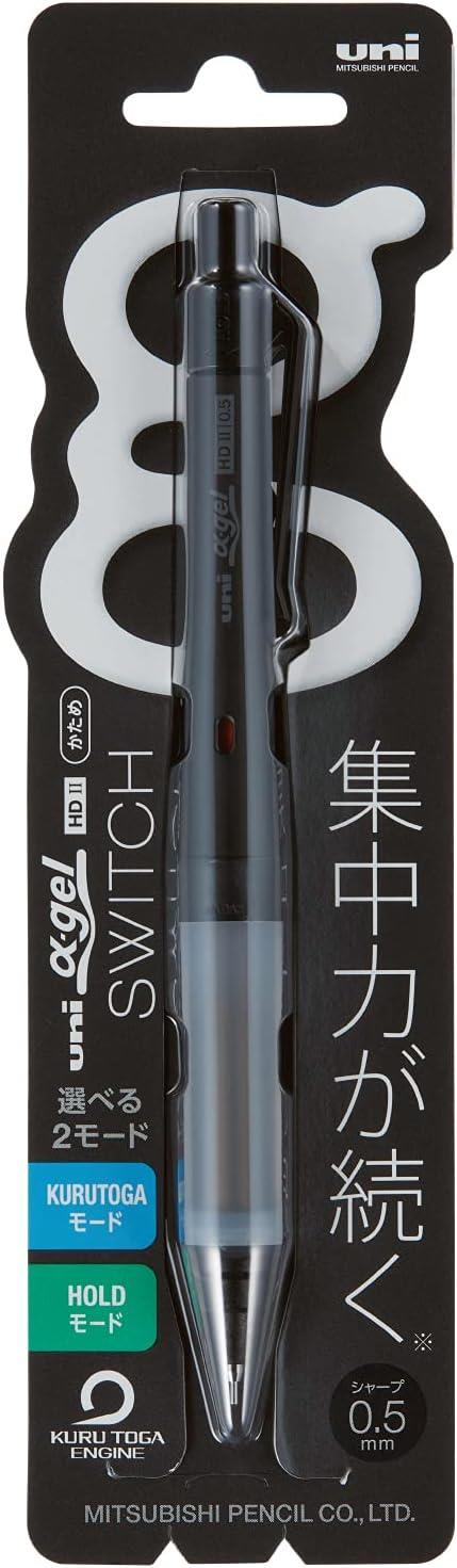 Uni Ball  Alpha Gel Switch Mekanik Uçlu Kalem- 0.5 mm Black