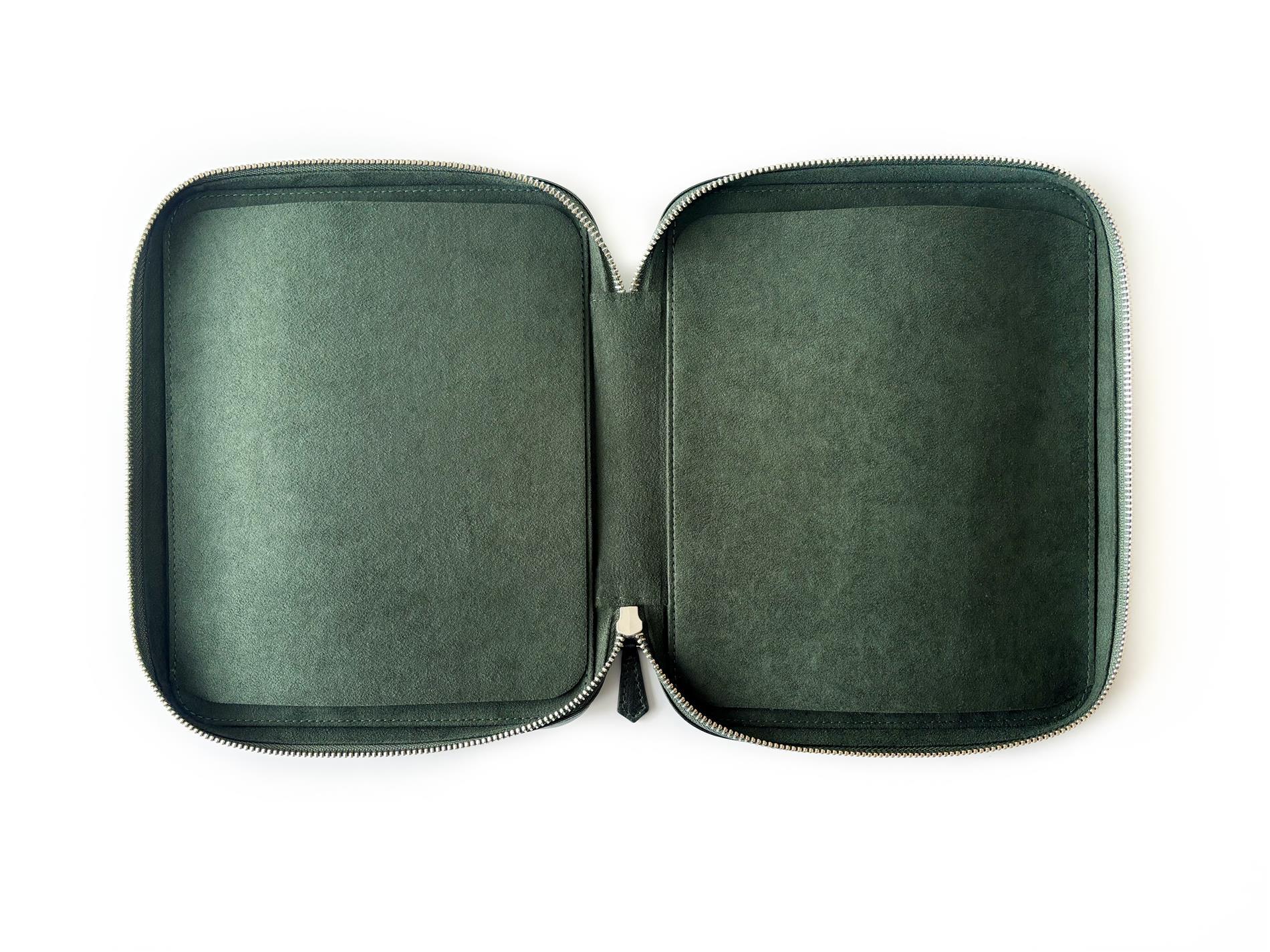 Eng Leather Aurora Light Green 18'li Deri Kalem Kılıfı