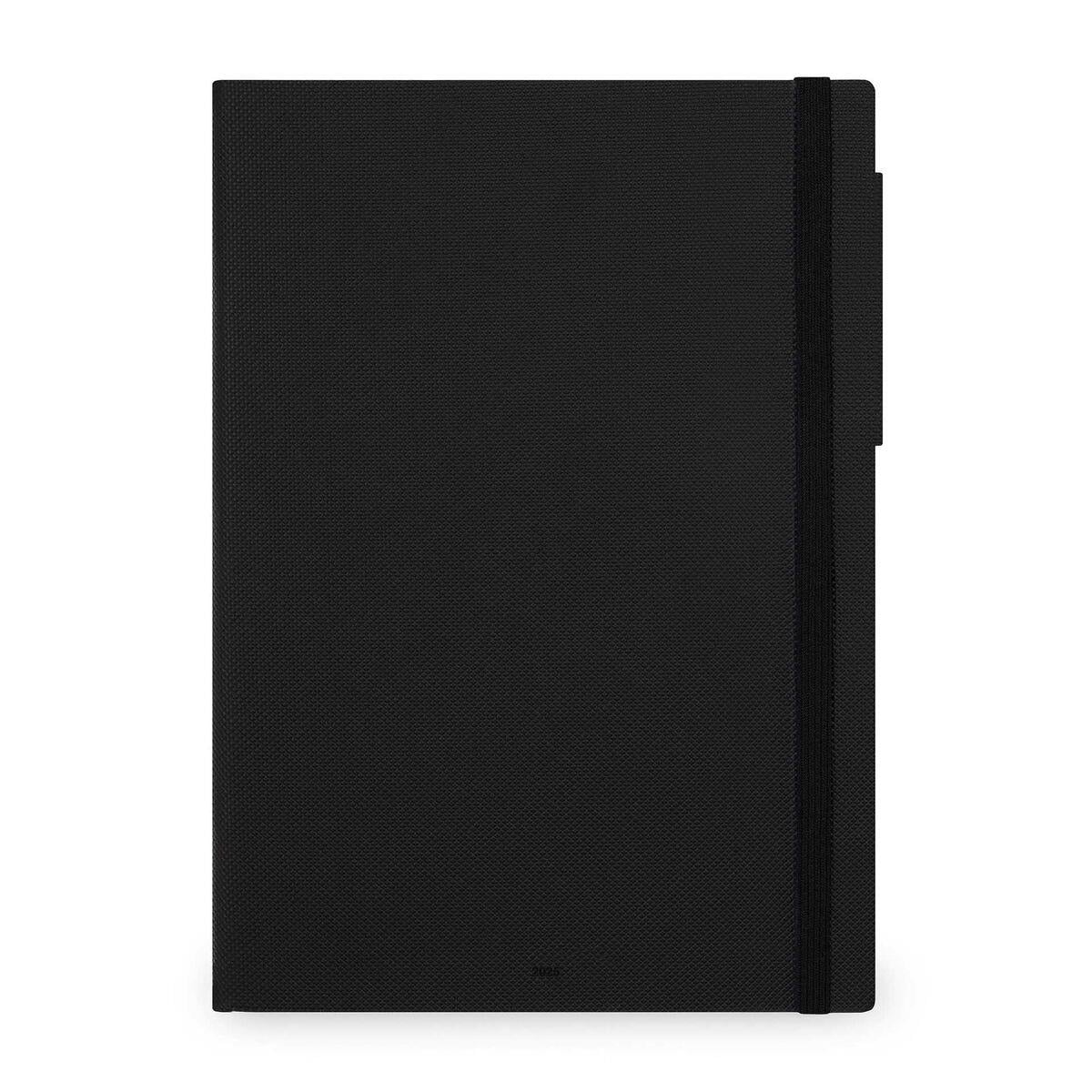 Legami Maxi Size Agenda/Planner Dec. 2024- Dec. 2025 12 Months Günlük Ajanda Black Diamond