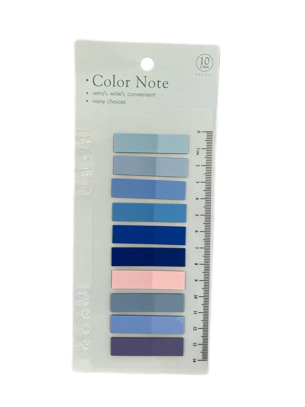 Color Note Post It Seti - Blue Tones